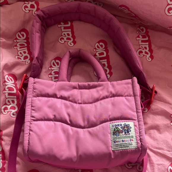 Pink mini loop tote - Picture 1 of 10
